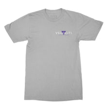 Load image into Gallery viewer, Short Sleeve Heather Gray Velociti Logo Tee