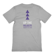 Load image into Gallery viewer, Short Sleeve Heather Gray Velociti Logo Tee